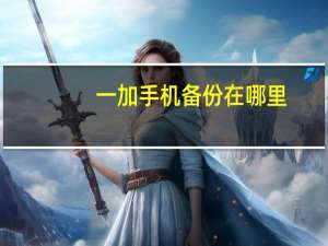 一加手机备份在哪里