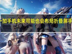 一加手机未来可能也会布局折叠屏手机市场