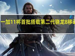 一加11将首批搭载第二代骁龙8移动平台