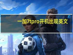 一加7t pro开机出现英文（一加8 Pro双打孔显示出现在野外）