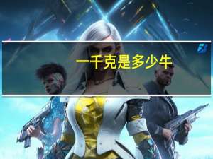 一千克是多少牛