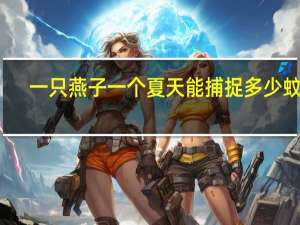 一只燕子一个夏天能捕捉多少蚊子