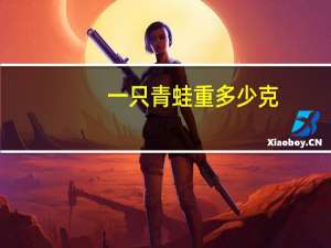 一只青蛙重多少克