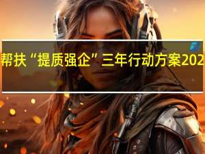 一图读懂｜质量技术帮扶“提质强企”三年行动方案 2023—2025年 到底什么情况嘞