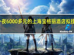 一夜6000多元的上海宝格丽酒店拟挂牌出售