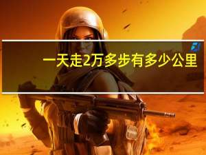 一天走2万多步有多少公里
