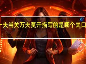 一夫当关万夫莫开描写的是哪个关口的险境