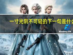 一寸光阴不可轻的下一句是什么