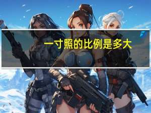 一寸照的比例是多大