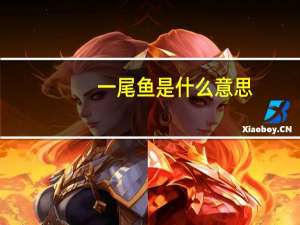 一尾鱼是什么意思