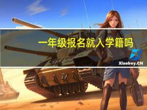 一年级报名就入学籍吗