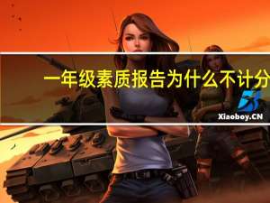 一年级素质报告为什么不计分