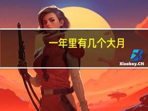 一年里有几个大月