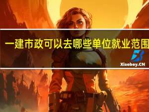 一建市政可以去哪些单位 就业范围广吗
