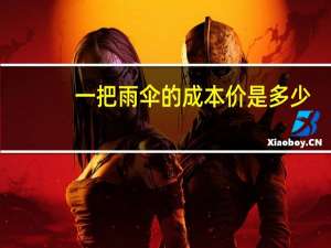 一把雨伞的成本价是多少