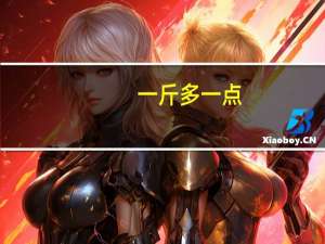 一斤多一点（打一字）