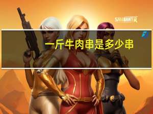 一斤牛肉串是多少串