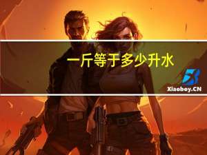 一斤等于多少升水（一斤等于多少千克）