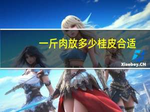 一斤肉放多少桂皮合适