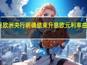 一旦欧洲央行明确结束升息欧元利率曲线料趋陡