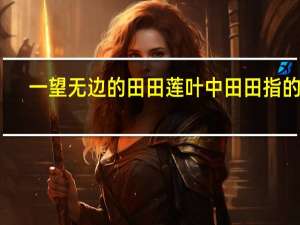 一望无边的田田莲叶中田田指的是