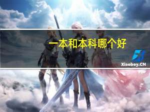 一本和本科哪个好