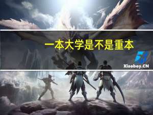 一本大学是不是重本