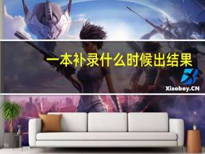一本补录什么时候出结果（一本补录）