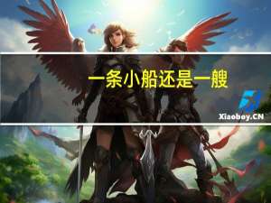 一条小船还是一艘