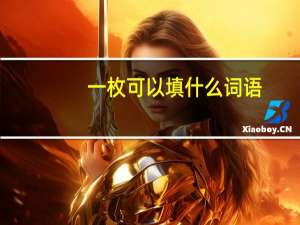 一枚可以填什么词语（一枚枚什么填空词语）