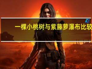 一棵小桃树与紫藤萝瀑布比较（一棵小桃树与紫藤萝瀑布的异同）