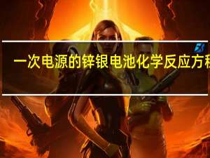 一次电源的锌银电池化学反应方程式