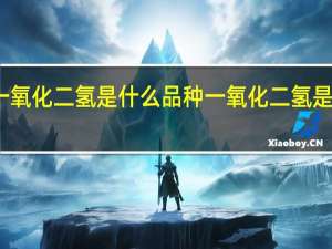 一氧化二氢是什么品种 一氧化二氢是什么梗