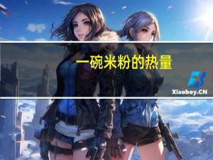 一碗米粉的热量