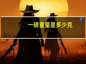 一磅重量是多少克