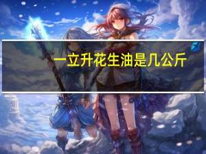 一立升花生油是几公斤