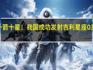 一箭十星！我国成功发射吉利星座03组卫星