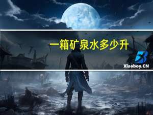 一箱矿泉水多少升