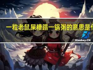 一粒老鼠屎糟蹋一锅粥的意思是什么