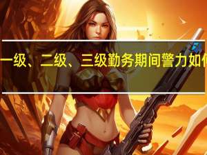 一级、二级、三级勤务期间警力如何安排