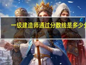 一级建造师通过分数线是多少分