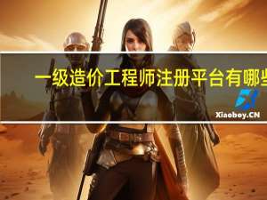 一级造价工程师注册平台有哪些