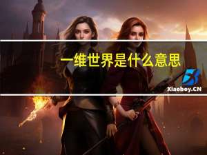 一维世界是什么意思