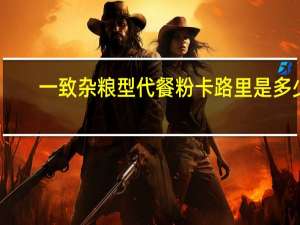 一致  杂粮型代餐粉卡路里是多少