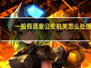 一般假酒案公安机关怎么处理