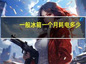 一般冰箱一个月耗电多少