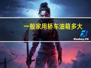 一般家用轿车油箱多大