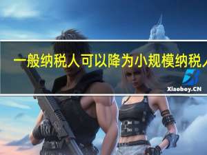 一般纳税人可以降为小规模纳税人吗