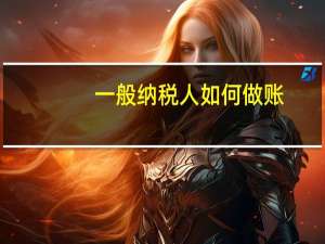 一般纳税人如何做账