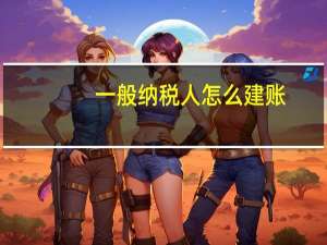 一般纳税人怎么建账